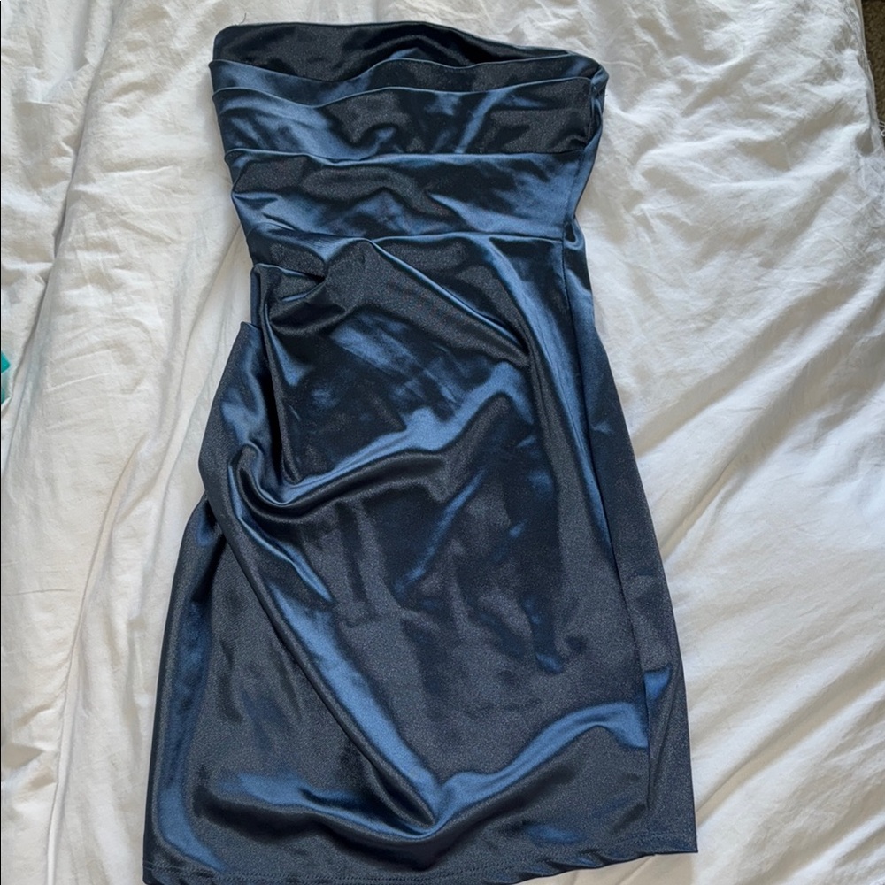 Windsor Blue Strapless Sheath Dress Cocktail